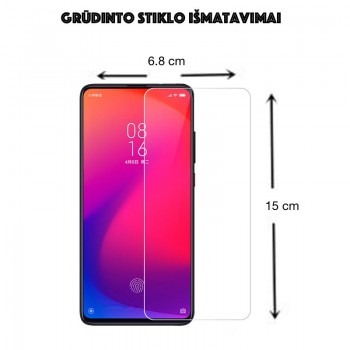 Apsauginis stikliukas telefonui (Xiaomi MI 9T/K20 PRO) Apsauginis stikliukas telefonui (Xiaomi MI 9T/K20 PRO)